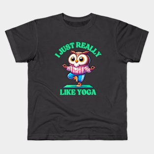 Owl Yoga Kids T-Shirt